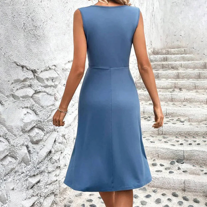 Women’s Sleeveless Midi Dress | Casual & Summer Wear