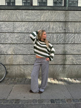 Women's Striped Sweater | Casual & Comfortable Fit | Soft Knitted Fabric