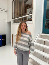 Women's Striped Sweater | Casual & Comfortable Fit | Soft Knitted Fabric