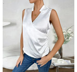 Women’s Summer Blouse | Sleeveless Top with V-Neck | Light & Comfortable Fit