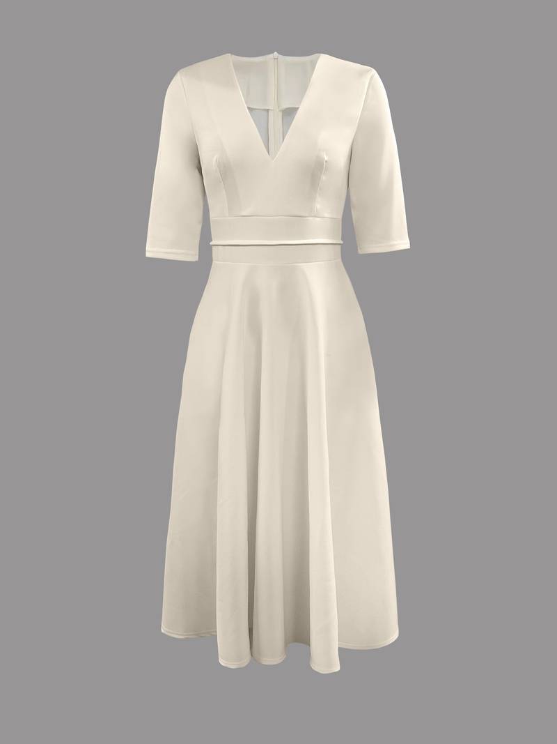 Women's V-Neck Wedding Guest Dress – Stylish, Flattering & Comfortable for Summer Events