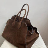 Women's Velvet Tote Bag | Spacious Fit & Retro Flair