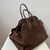 Women's Velvet Tote Bag | Spacious Fit & Retro Flair