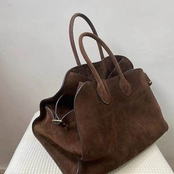 Women's Velvet Tote Bag | Spacious Fit & Retro Flair
