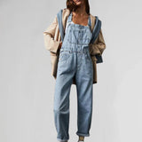 Women's Denim Jumpsuit - Comfortable Fit | Versatile & Durable