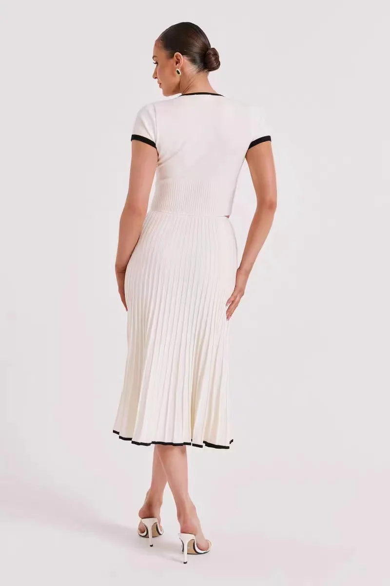 Women's Two-Piece Ribbed Set | Classic Elegance & Comfort | Soft Fabric